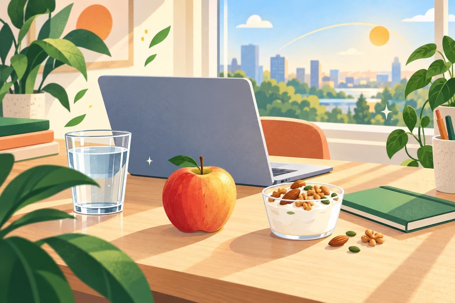 Illustration for How to beat the afternoon energy slump