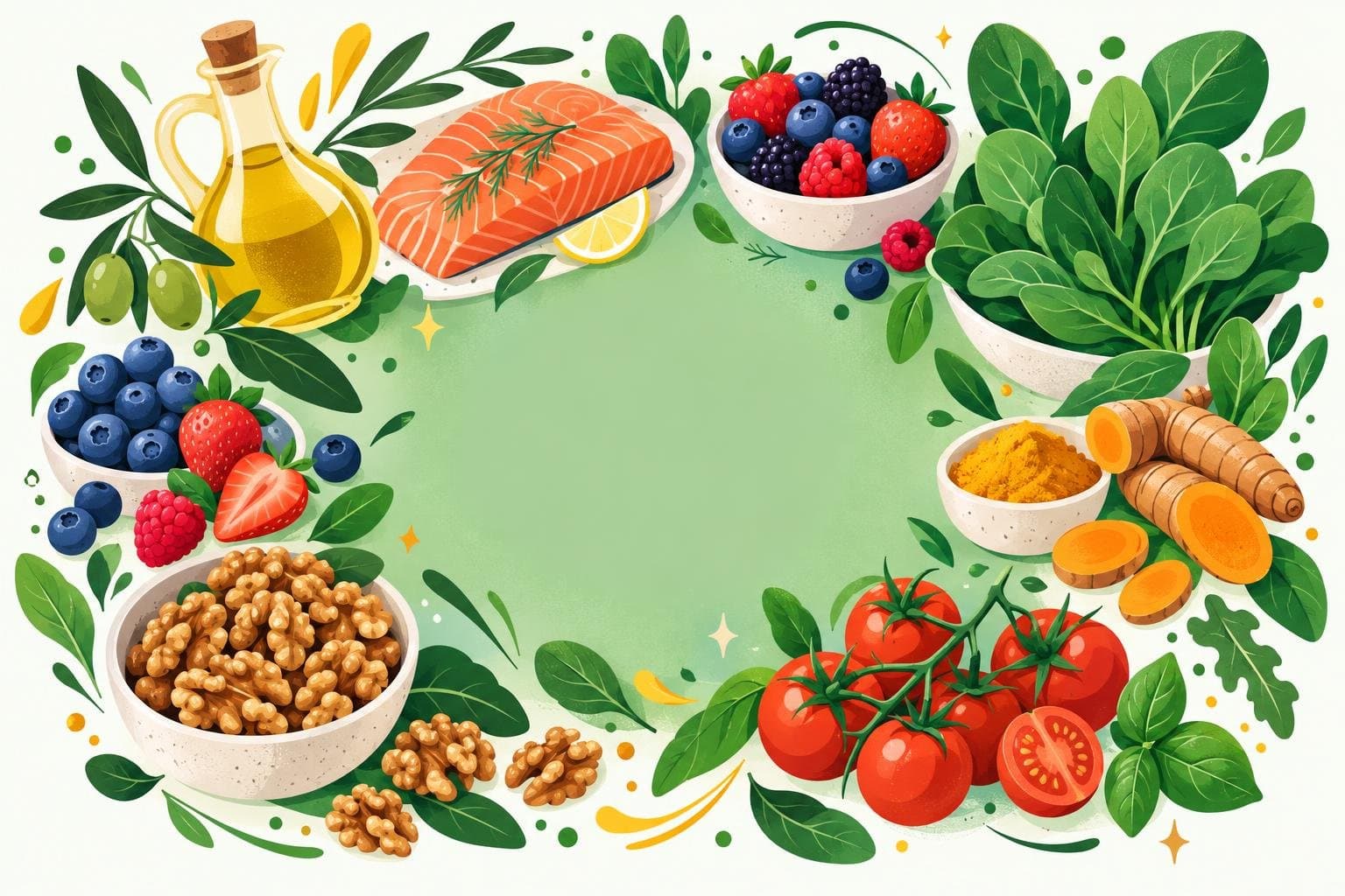 Illustration for Anti-inflammatory foods: what the evidence says