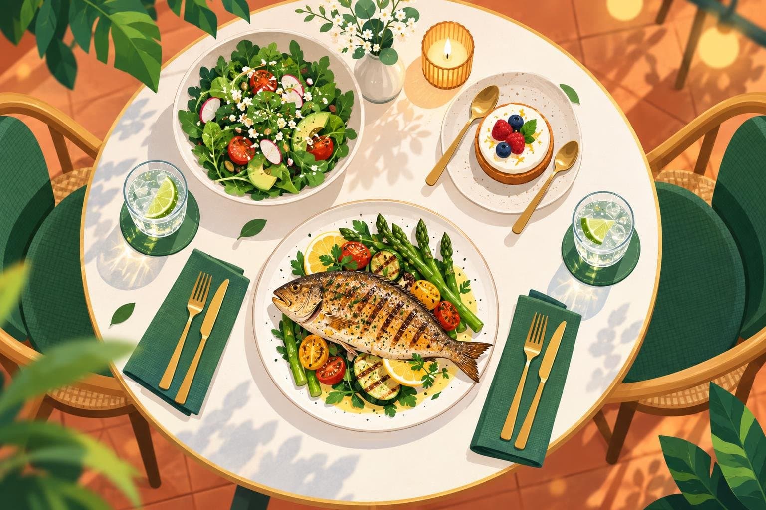 Illustration for How to eat out and still stay on track