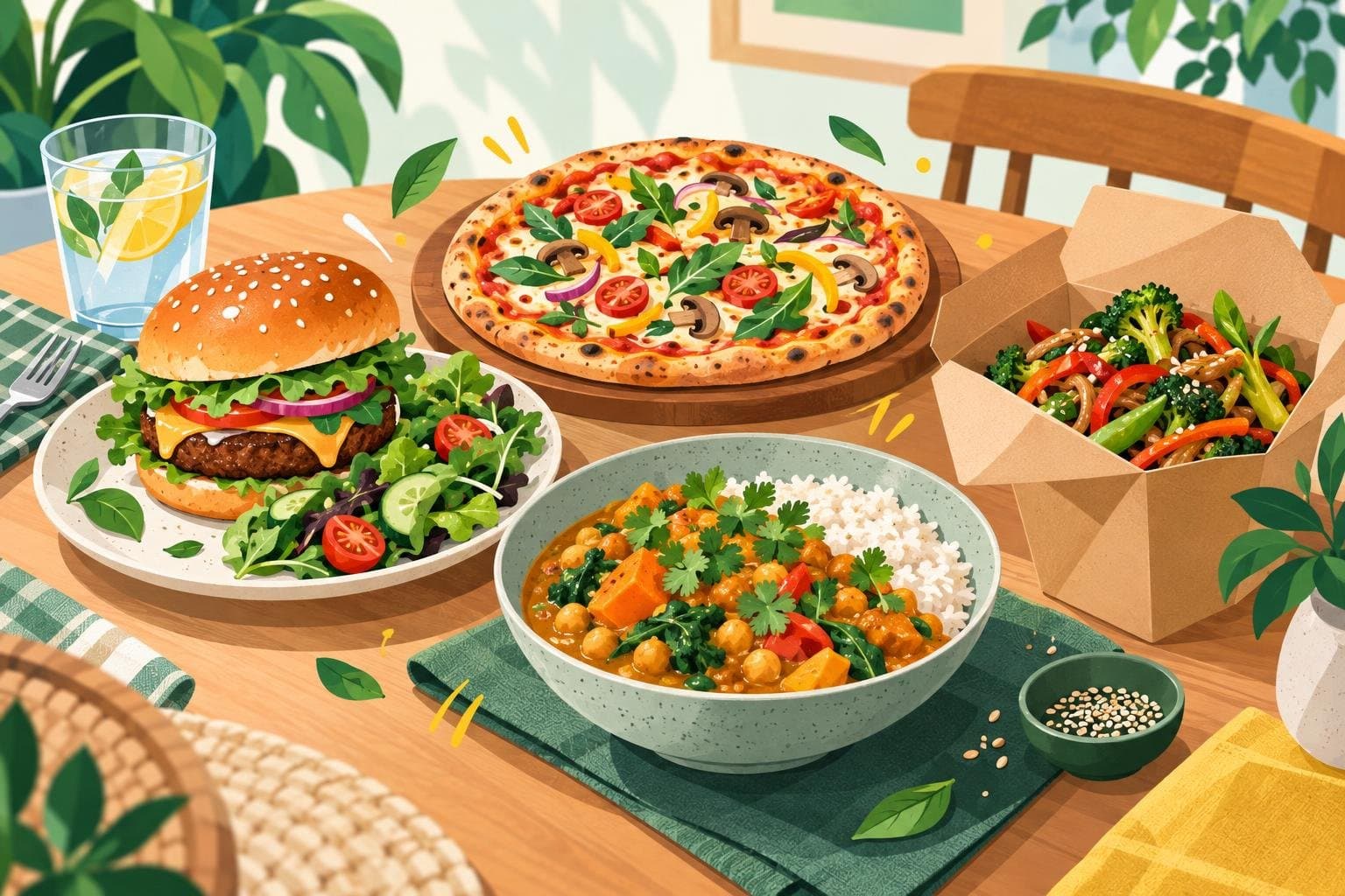 Illustration for Healthier fakeaways: takeout favourites at home