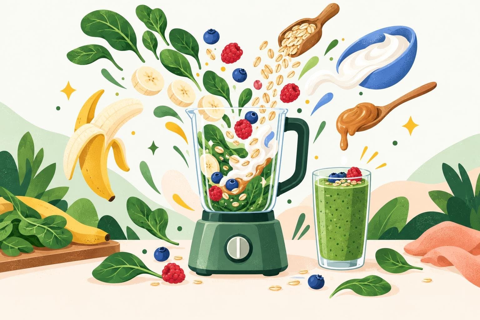 Illustration for How to build a balanced smoothie that keeps you full