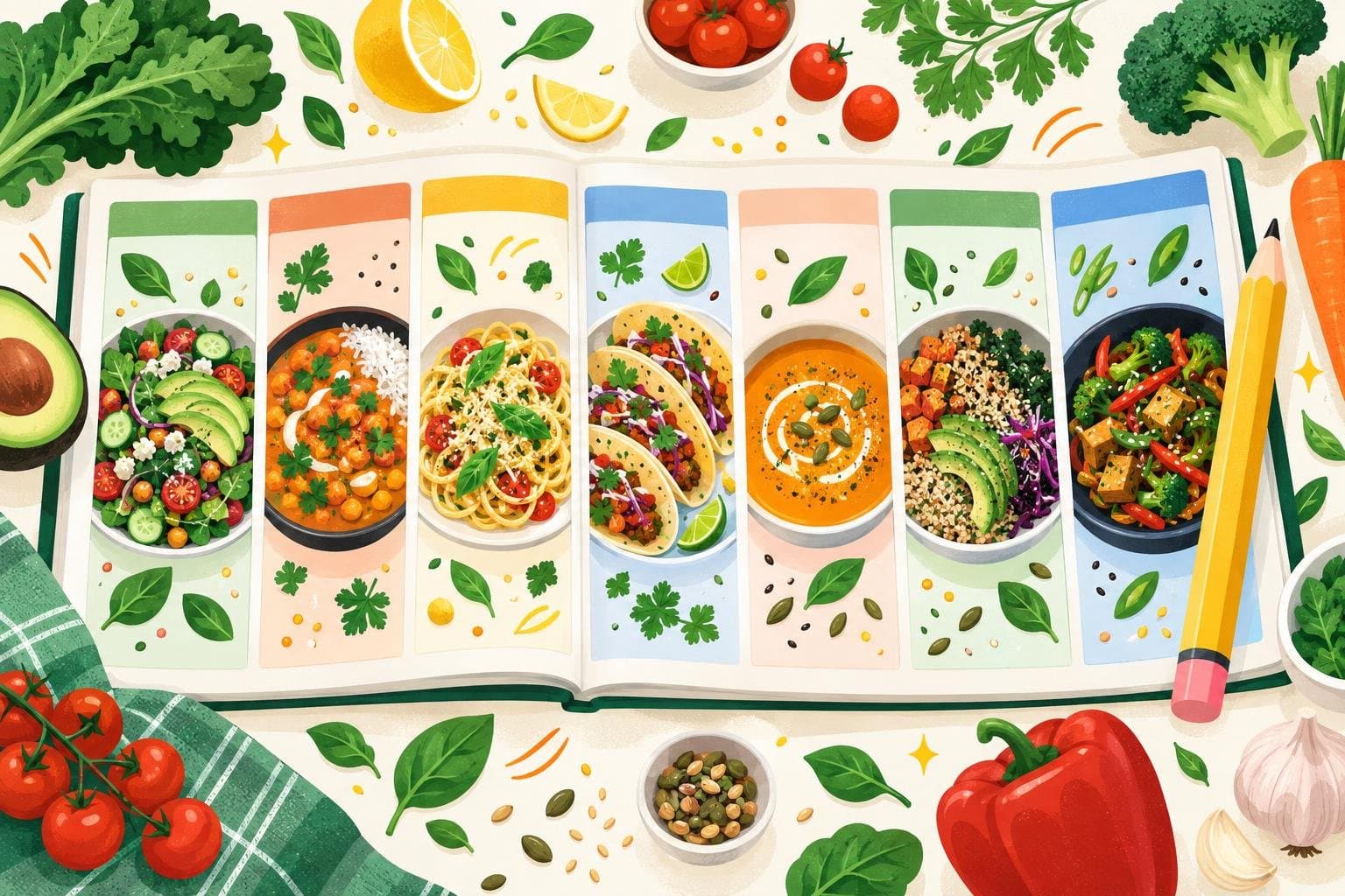Illustration for How to meal plan for the week (without spending your whole Sunday on it)