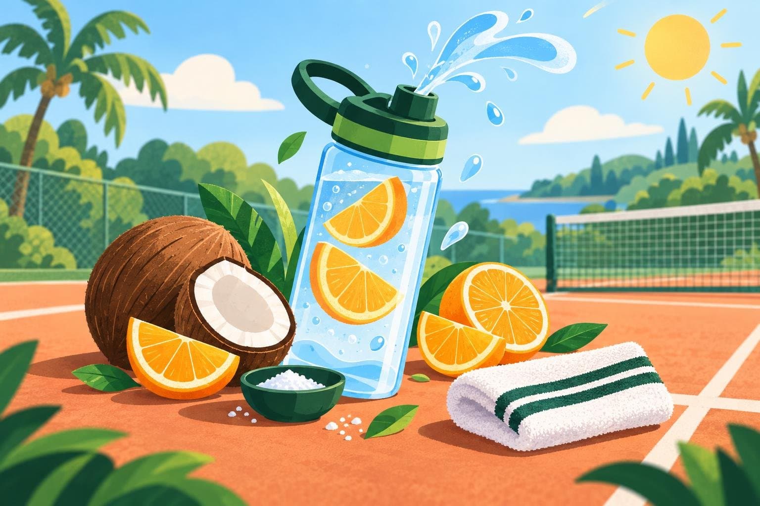 Illustration for Hydration for exercise: how much to drink and when