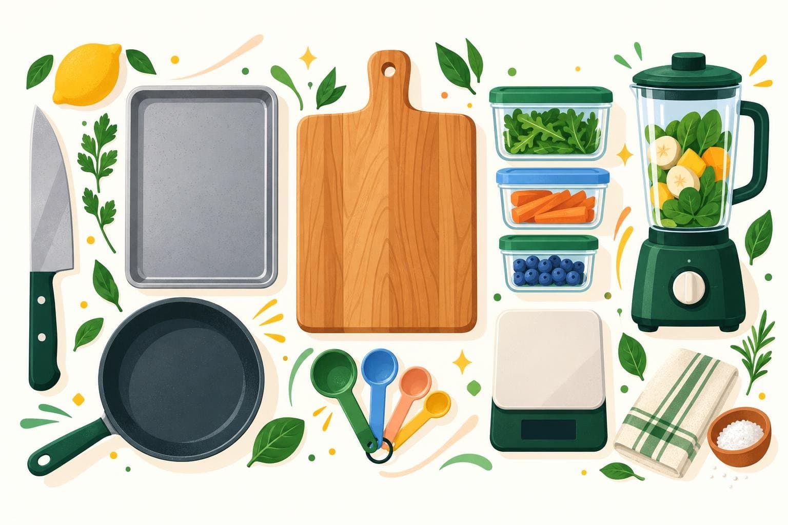 Illustration for 10 kitchen tools that make healthy cooking easier