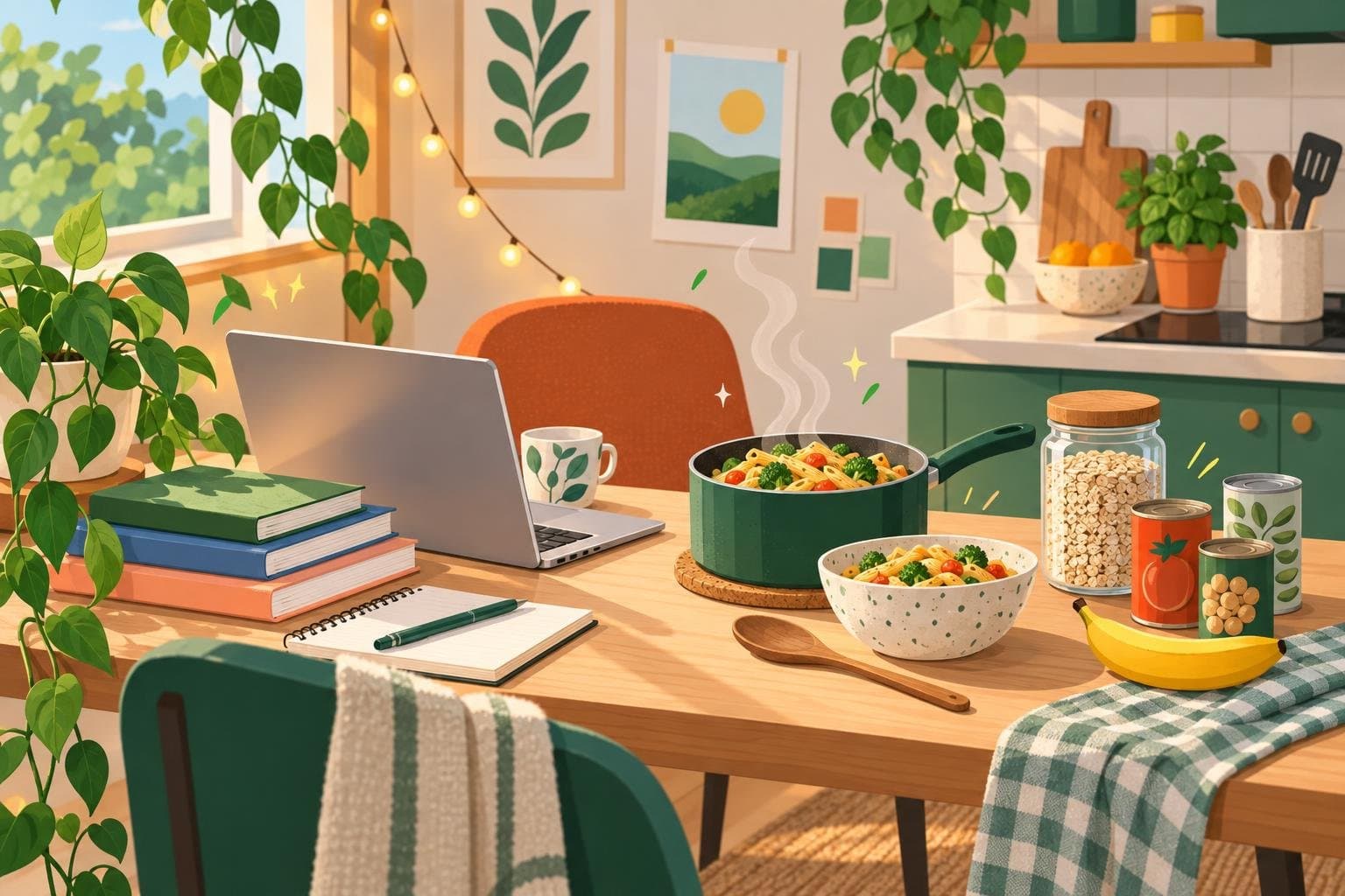 Illustration for Meal planning for students: eat well on a tiny budget