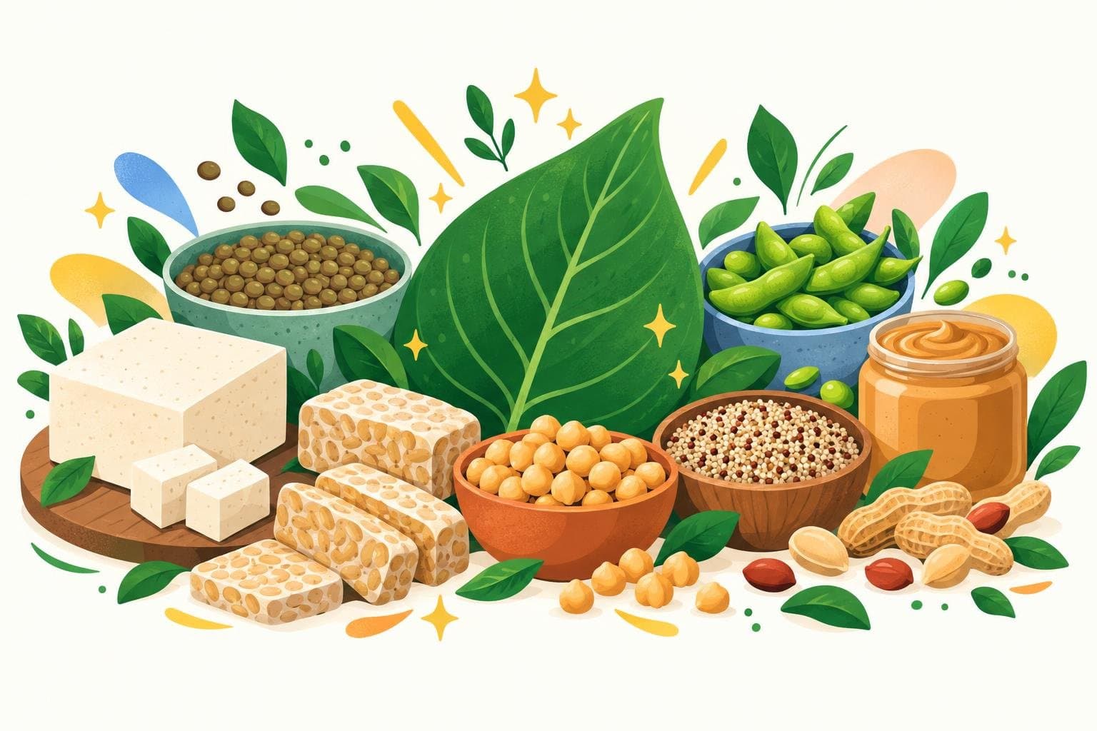 Illustration for The best plant-based protein sources (and how much they give you)