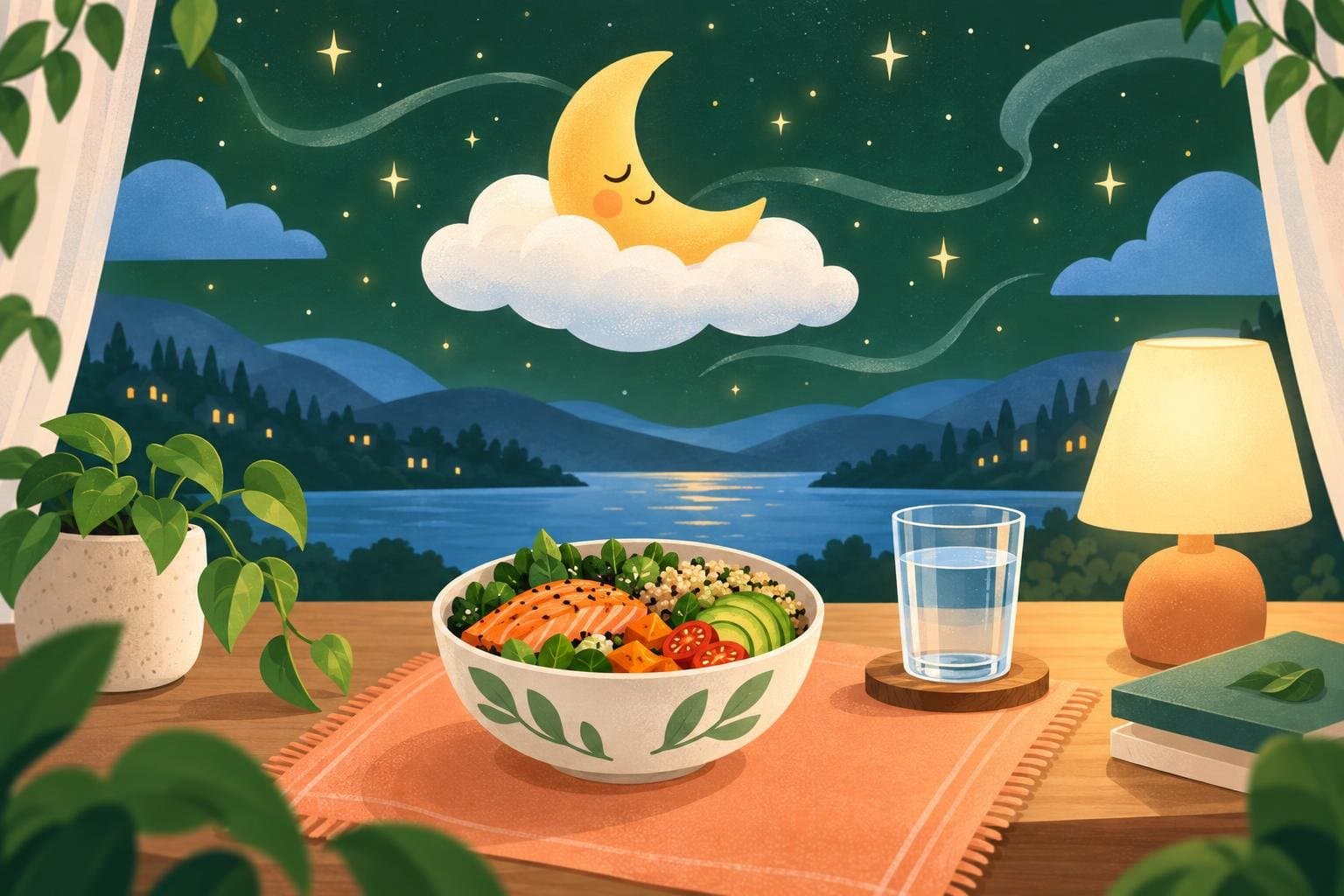 Illustration for How sleep affects your appetite and food choices