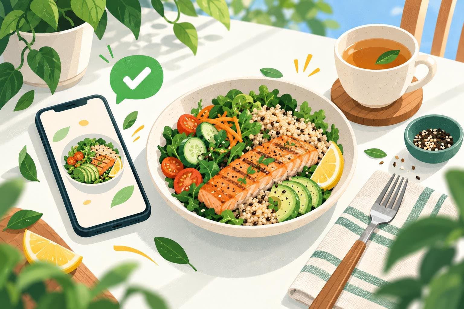Illustration for How to track your food without becoming obsessed