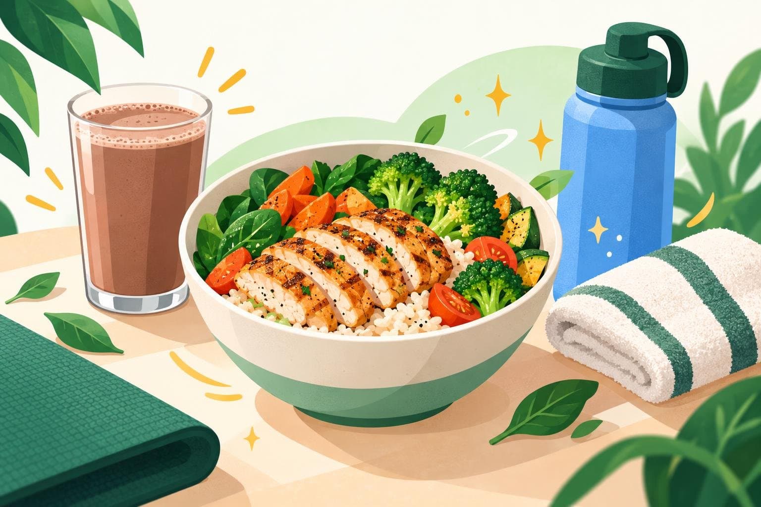 Illustration for What to eat after a workout for better recovery