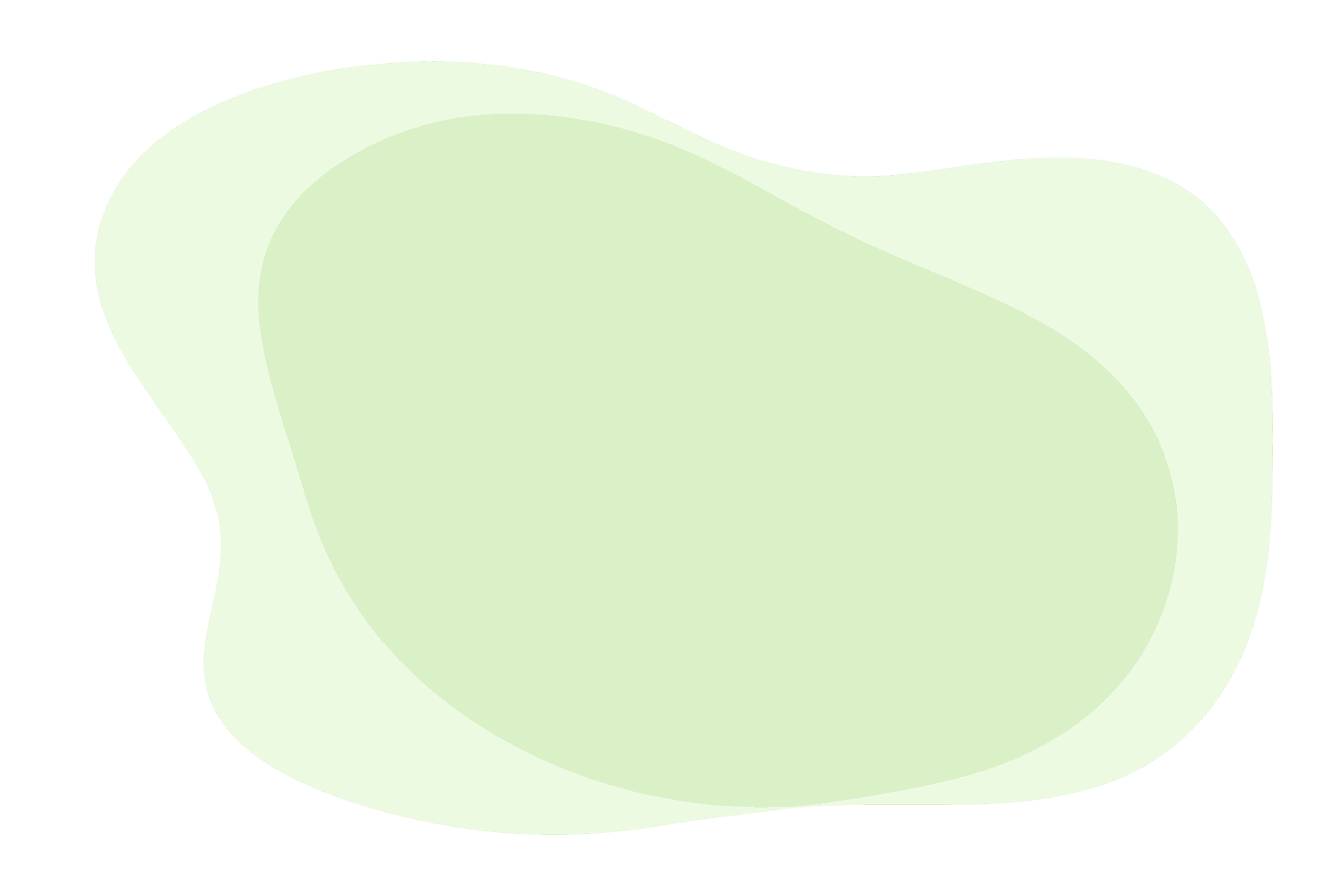 Soft green backdrop behind the phone