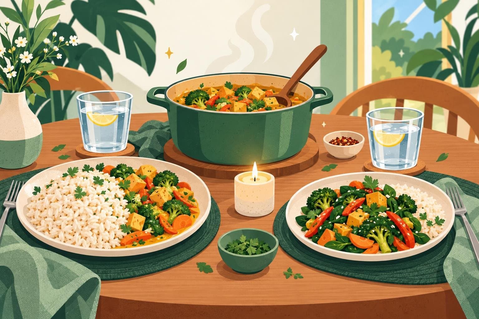 Illustration for Meal planning for couples with different goals