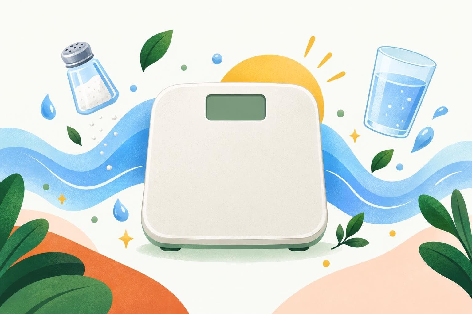 Illustration for Why your weight goes up and down every day